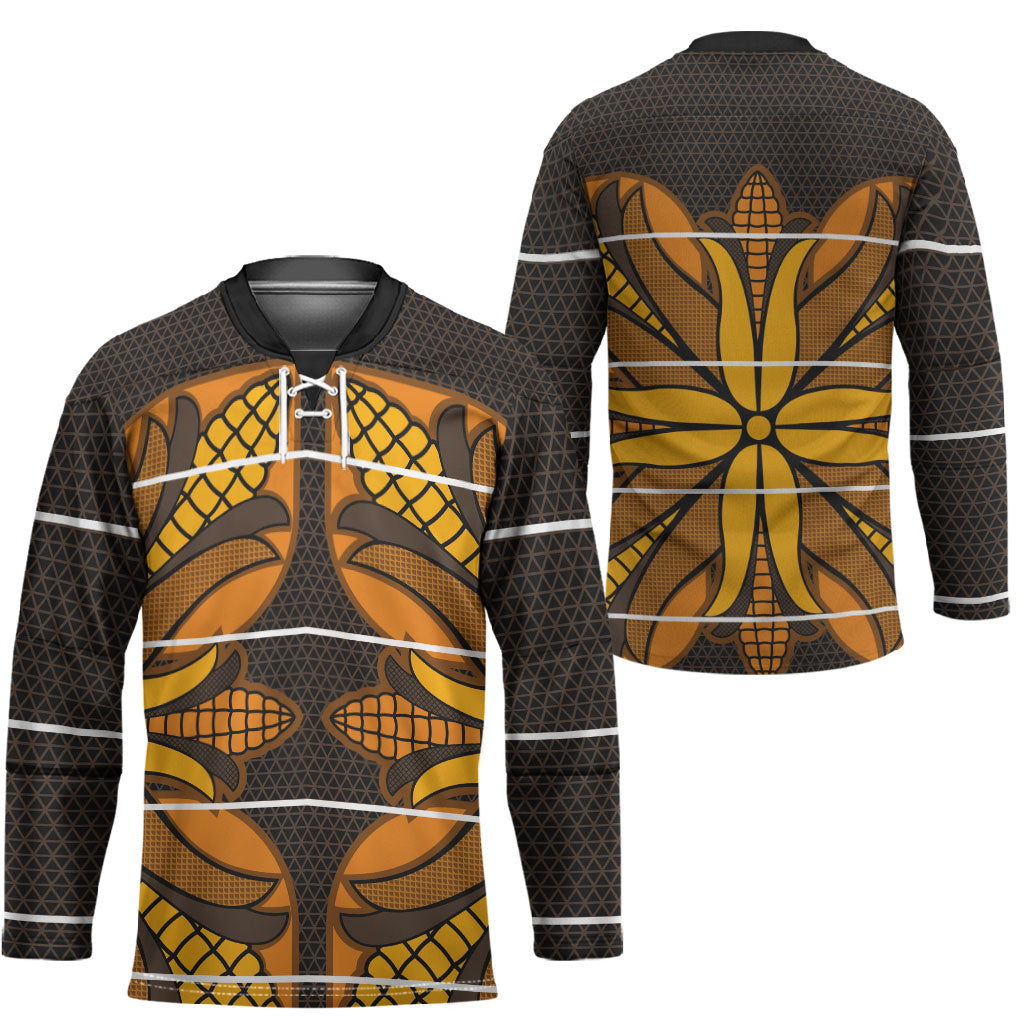Old Gold Khotso Mojalefa Poone Hockey Jersey Basotho Khotso Blanket Inspired