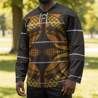 Old Gold Khotso Mojalefa Poone Hockey Jersey Basotho Khotso Blanket Inspired