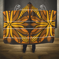 Old Gold Khotso Mojalefa Poone Hooded Blanket Basotho Khotso Blanket Inspired