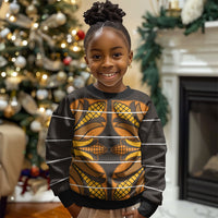 Old Gold Khotso Mojalefa Poone Kid Ugly Christmas Sweater Basotho Khotso Blanket Inspired