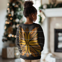 Old Gold Khotso Mojalefa Poone Kid Ugly Christmas Sweater Basotho Khotso Blanket Inspired