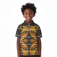 Old Gold Khotso Mojalefa Poone Kid Polo Shirt Basotho Khotso Blanket Inspired