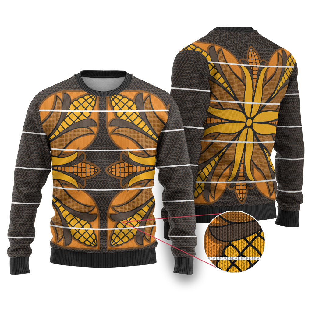 Old Gold Khotso Mojalefa Poone Ugly Christmas Sweater Basotho Khotso Blanket Inspired
