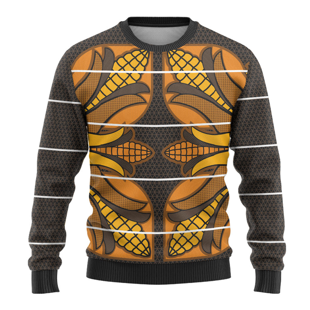 Old Gold Khotso Mojalefa Poone Ugly Christmas Sweater Basotho Khotso Blanket Inspired