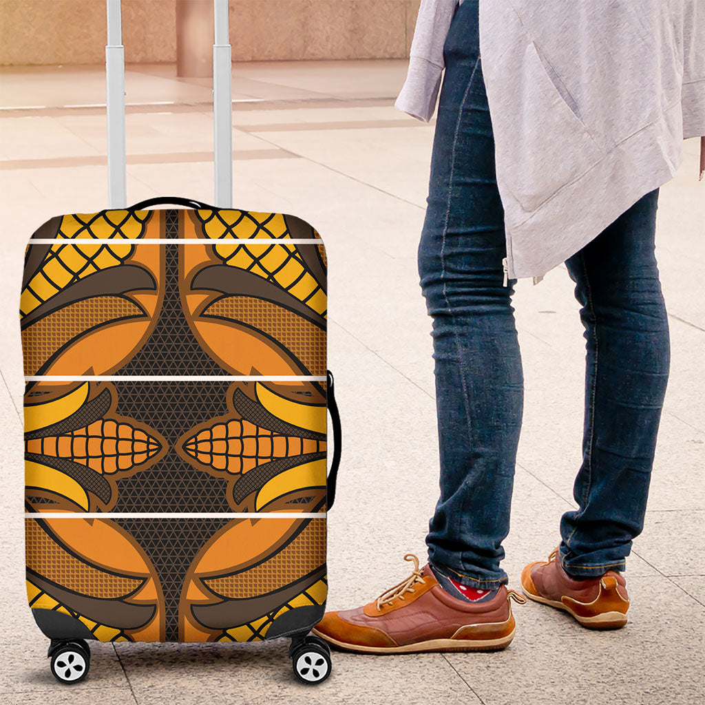 Old Gold Khotso Mojalefa Poone Luggage Cover Basotho Khotso Blanket Inspired