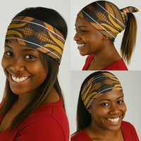 Old Gold Khotso Mojalefa Poone Neck Gaiter Basotho Khotso Blanket Inspired