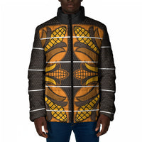 Old Gold Khotso Mojalefa Poone Padded Jacket Basotho Khotso Blanket Inspired
