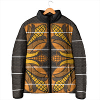 Old Gold Khotso Mojalefa Poone Padded Jacket Basotho Khotso Blanket Inspired