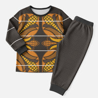 Old Gold Khotso Mojalefa Poone Christmas Pajama Set Basotho Khotso Blanket Inspired