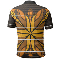 Old Gold Khotso Mojalefa Poone Polo Shirt Basotho Khotso Blanket Inspired