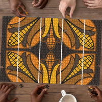Old Gold Khotso Mojalefa Poone Puzzle Basotho Khotso Blanket Inspired