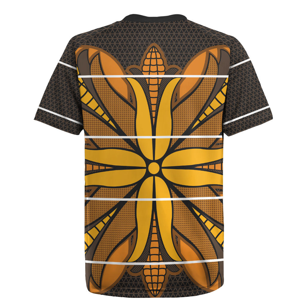Old Gold Khotso Mojalefa Poone Rugby Jersey Basotho Khotso Blanket Inspired