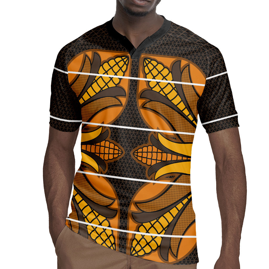 Old Gold Khotso Mojalefa Poone Rugby Jersey Basotho Khotso Blanket Inspired
