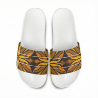 Old Gold Khotso Mojalefa Poone Slide Sandals Basotho Khotso Blanket Inspired