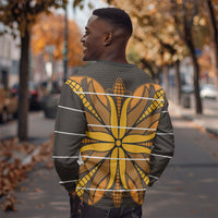Old Gold Khotso Mojalefa Poone Sweatshirt Basotho Khotso Blanket Inspired