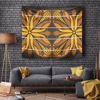 Old Gold Khotso Mojalefa Poone Tapestry Basotho Khotso Blanket Inspired