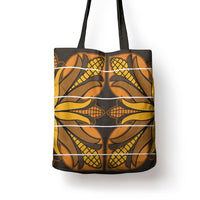 Old Gold Khotso Mojalefa Poone Tote Bag Basotho Khotso Blanket Inspired