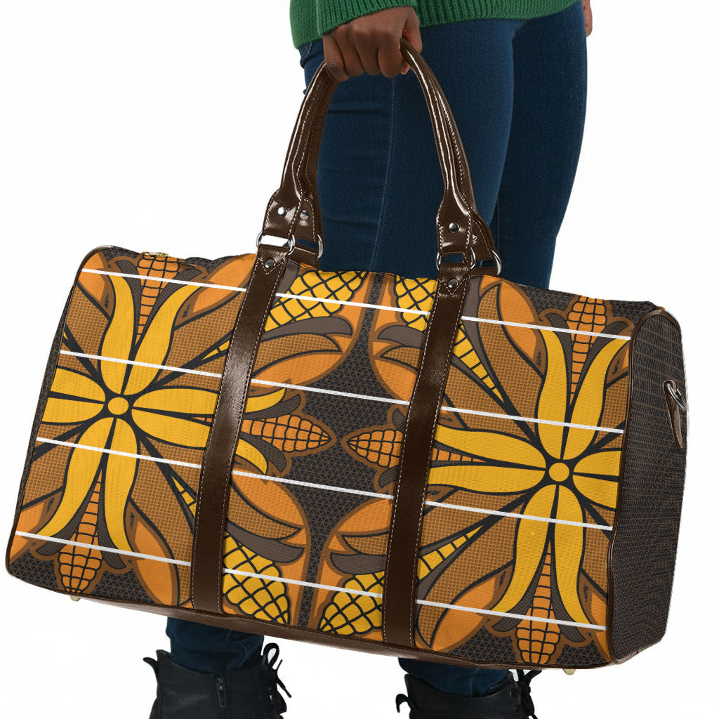 Old Gold Khotso Mojalefa Poone Travel Bag Basotho Khotso Blanket Inspired