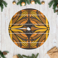 Old Gold Khotso Mojalefa Poone Tree Skirt Basotho Khotso Blanket Inspired