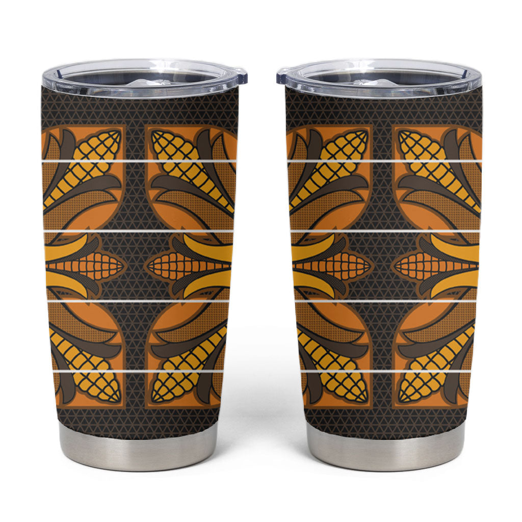 Old Gold Khotso Mojalefa Poone Tumbler Cup Basotho Khotso Blanket Inspired
