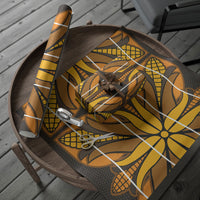 Old Gold Khotso Mojalefa Poone Wrapping Paper Basotho Khotso Blanket Inspired