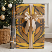Old Gold Khotso Mojalefa Poone Wrapping Paper Basotho Khotso Blanket Inspired