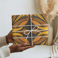 Old Gold Khotso Mojalefa Poone Wrapping Paper Basotho Khotso Blanket Inspired