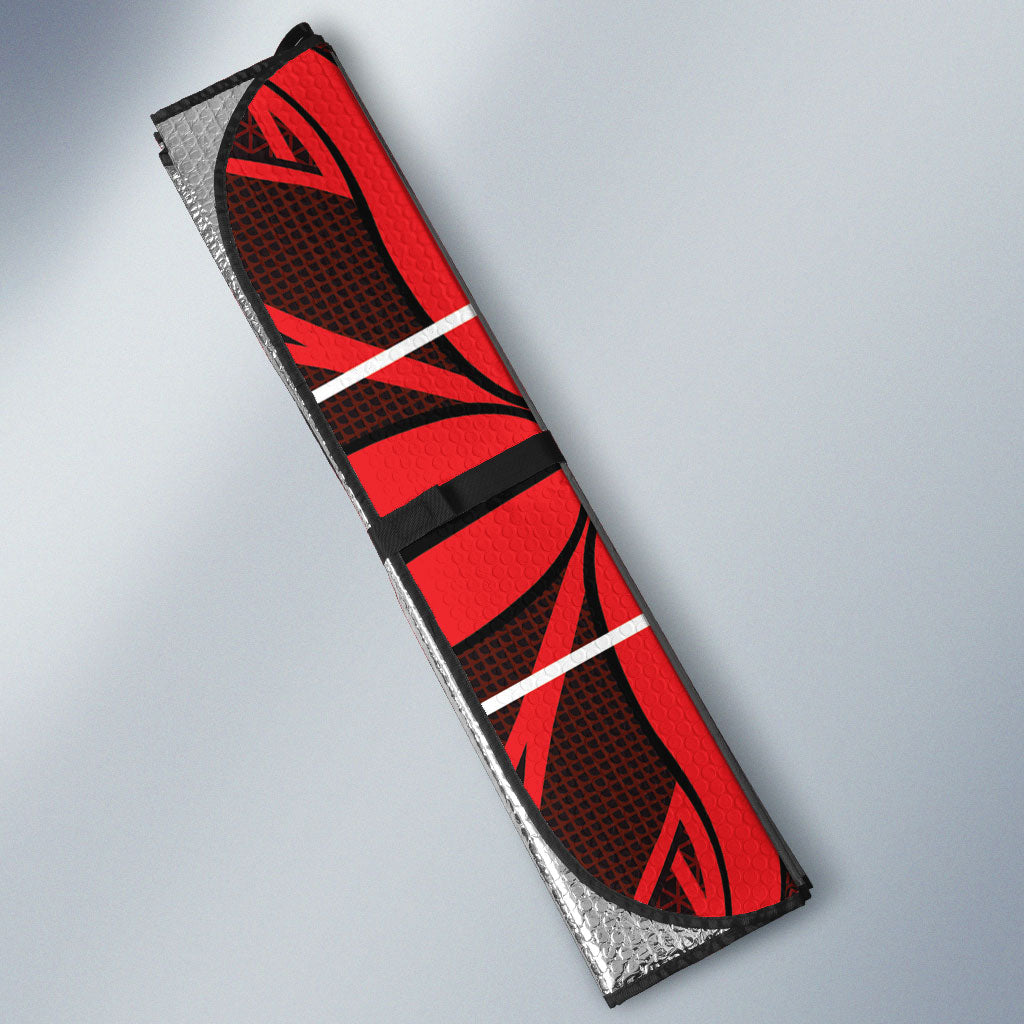 Scarlet Red Khotso Mojalefa Poone Auto Sun Shade Basotho Khotso Blanket Inspired