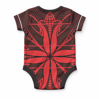 Scarlet Red Khotso Mojalefa Poone Baby Onesie Basotho Khotso Blanket Inspired