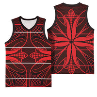 Scarlet Red Khotso Mojalefa Poone Basketball Jersey Basotho Khotso Blanket Inspired