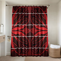 Scarlet Red Khotso Mojalefa Poone Bathroom Set Basotho Khotso Blanket Inspired