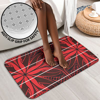 Scarlet Red Khotso Mojalefa Poone Bathroom Set Basotho Khotso Blanket Inspired
