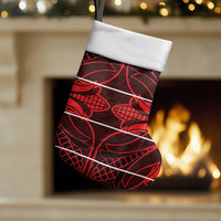 Scarlet Red Khotso Mojalefa Poone Christmas Stocking Basotho Khotso Blanket Inspired