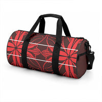 Scarlet Red Khotso Mojalefa Poone Duffle Bag Basotho Khotso Blanket Inspired