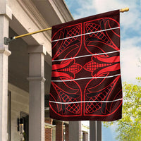 Scarlet Red Khotso Mojalefa Poone Garden Flag Basotho Khotso Blanket Inspired