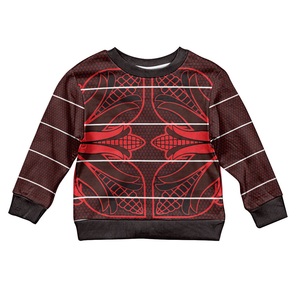 Scarlet Red Khotso Mojalefa Poone Kid Ugly Christmas Sweater Basotho Khotso Blanket Inspired