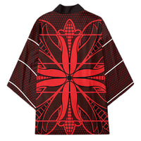 Scarlet Red Khotso Mojalefa Poone Kimono Basotho Khotso Blanket Inspired