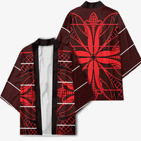 Scarlet Red Khotso Mojalefa Poone Kimono Basotho Khotso Blanket Inspired