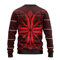 Scarlet Red Khotso Mojalefa Poone Ugly Christmas Sweater Basotho Khotso Blanket Inspired