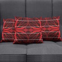 Scarlet Red Khotso Mojalefa Poone Pillow Cover Basotho Khotso Blanket Inspired