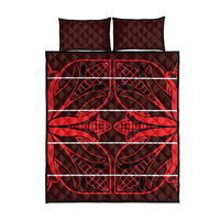 Scarlet Red Khotso Mojalefa Poone Quilt Bed Set Basotho Khotso Blanket Inspired