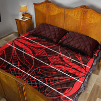 Scarlet Red Khotso Mojalefa Poone Quilt Bed Set Basotho Khotso Blanket Inspired
