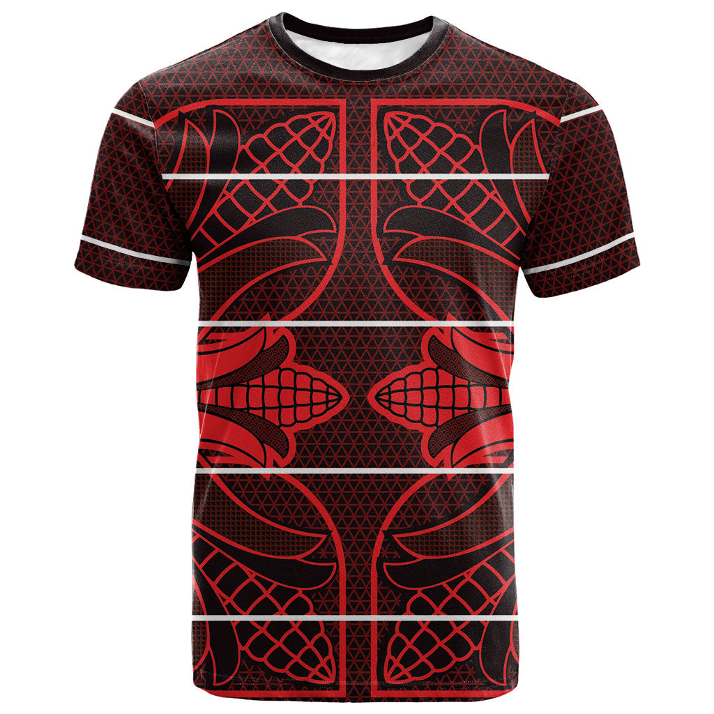 Scarlet Red Khotso Mojalefa Poone T shirt Basotho Khotso Blanket Inspired