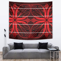 Scarlet Red Khotso Mojalefa Poone Tapestry Basotho Khotso Blanket Inspired