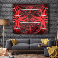 Scarlet Red Khotso Mojalefa Poone Tapestry Basotho Khotso Blanket Inspired