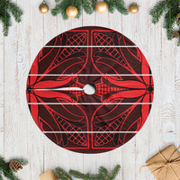 Scarlet Red Khotso Mojalefa Poone Tree Skirt Basotho Khotso Blanket Inspired