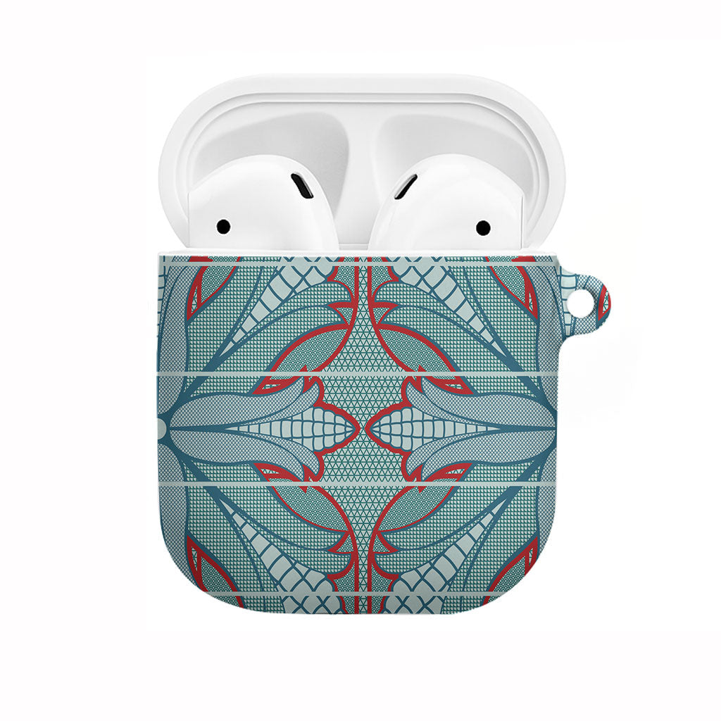 Turquoise Khotso Mojalefa Poone AirPods Case Basotho Khotso Blanket Inspired