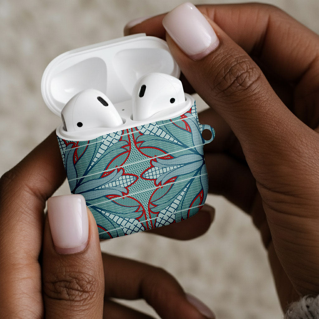 Turquoise Khotso Mojalefa Poone AirPods Case Basotho Khotso Blanket Inspired