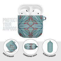 Turquoise Khotso Mojalefa Poone AirPods Case Basotho Khotso Blanket Inspired