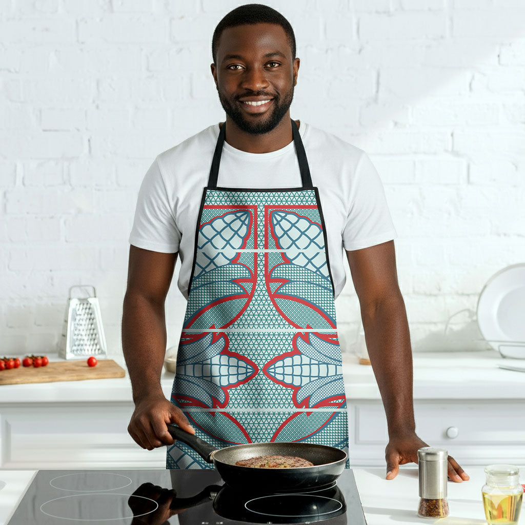 Turquoise Khotso Mojalefa Poone Apron Basotho Khotso Blanket Inspired